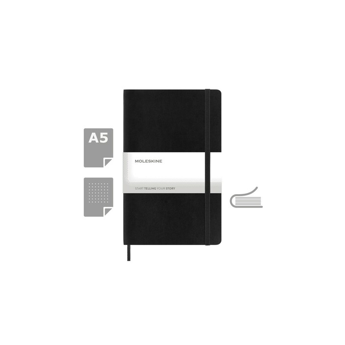 MOLESKINE Notatnik ok. A5 czarny