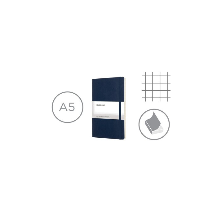 MOLESKINE Notatnik ok. A5 ciemnoniebieski