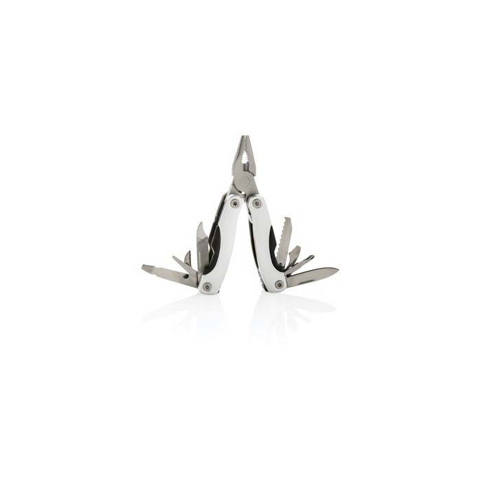 Narzędzie wielofunkcyjne Mini Fix, 13 el. srebrny, czarny