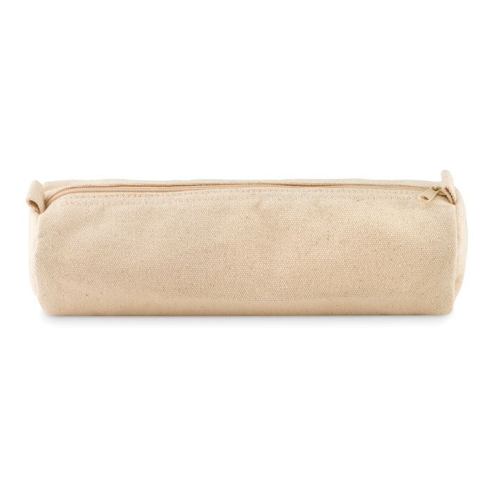 NATU POUCH - Piórnik z bawełny, Bezowy