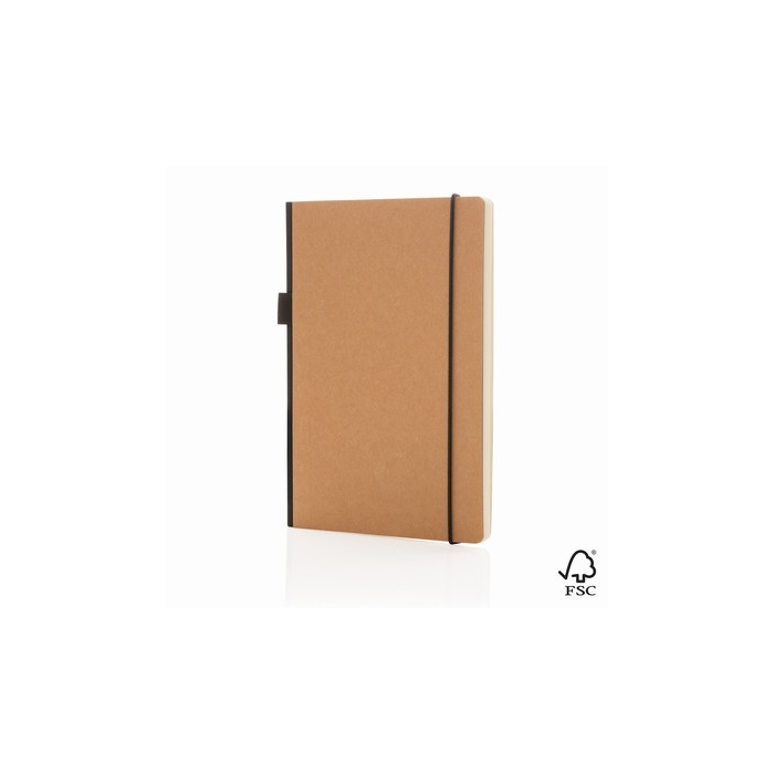 Notatnik A5, twarda okładka brązowy