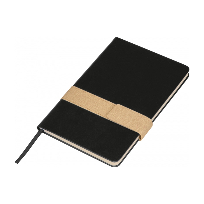 Notatnik A5 w linie, czarny