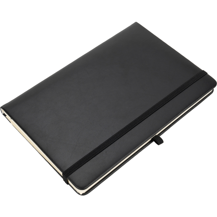 Notatnik A5 w linie, czarny