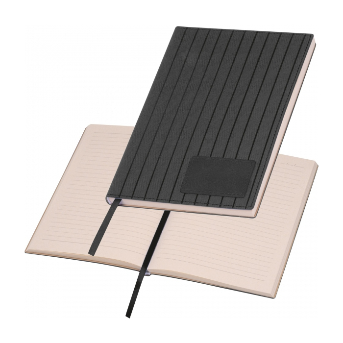 Notatnik A5 w linie, czarny