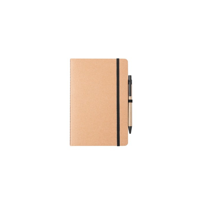 Notatnik A5 z długopisem czarny