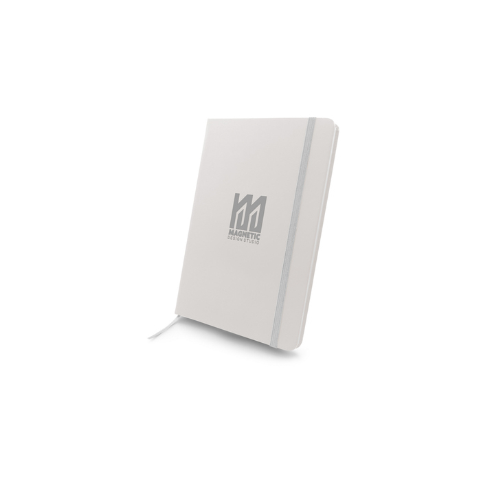 Notatnik A5 z PU z recyklingu | Roderick biały