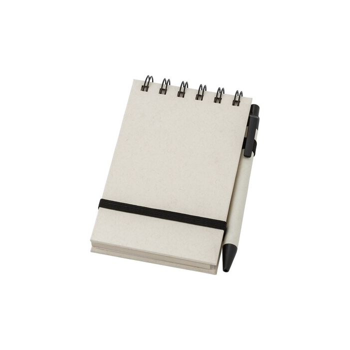 Notatnik A6 z kartonu po mleku biały