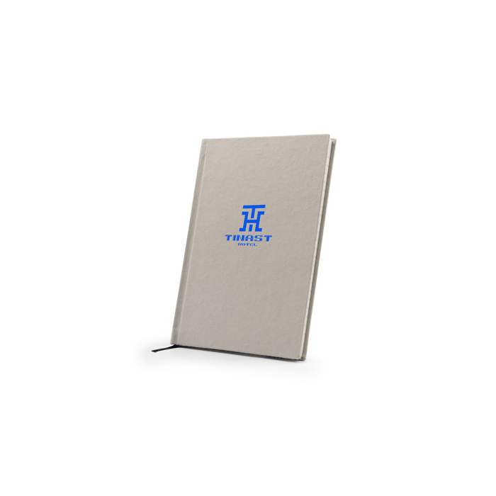 Notatnik ok. A5 B'RIGHT, okładka z bawełny z recyklingu | Tamytrice szary