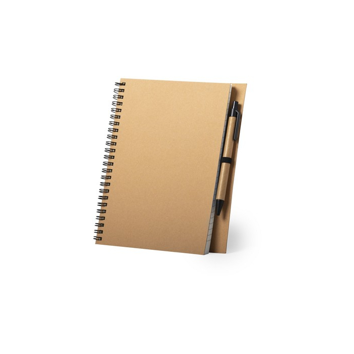 Notatnik ok. A5 z długopisem neutralny