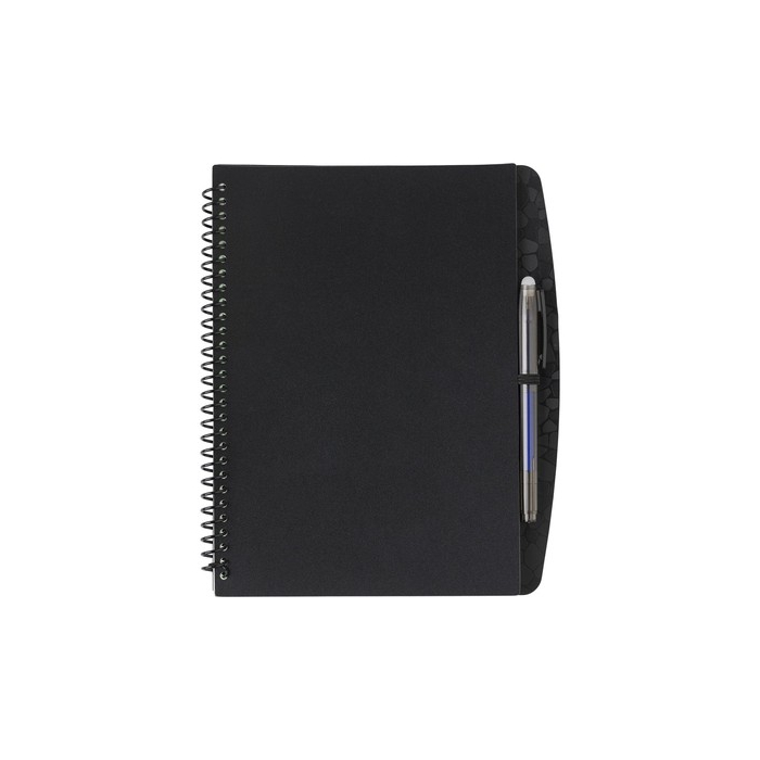 Notatnik ok. B5 z długopisem czarny