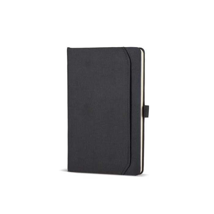 Notatnik z kieszenią Ashira A5, czarny