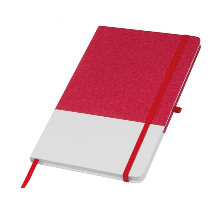 Notes A5 w kratkę BARDOLINO, czerwony