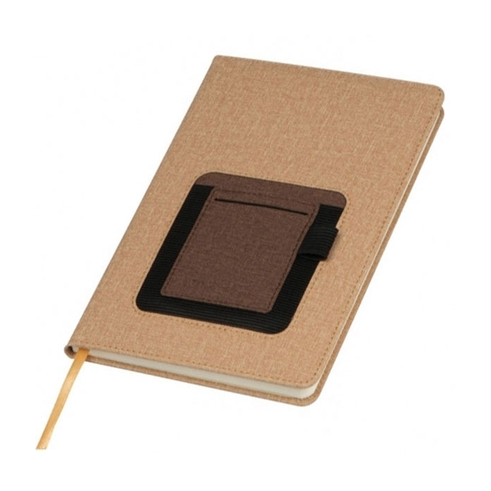 Notes A5 w kropki TILBURG, beżowy