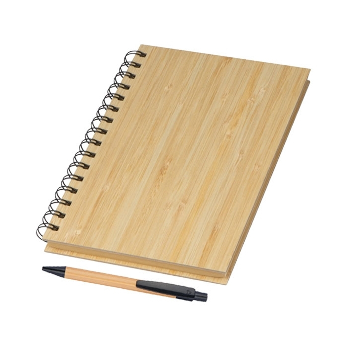 Notes A5 w linie z długopisem PISA, beżowy