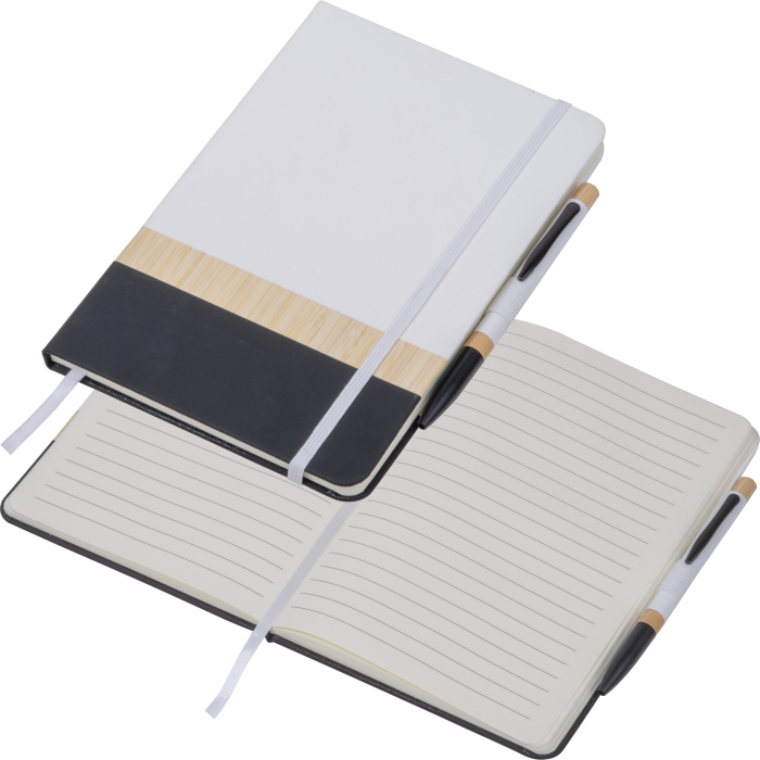 Notes A5 z długopisem, biały
