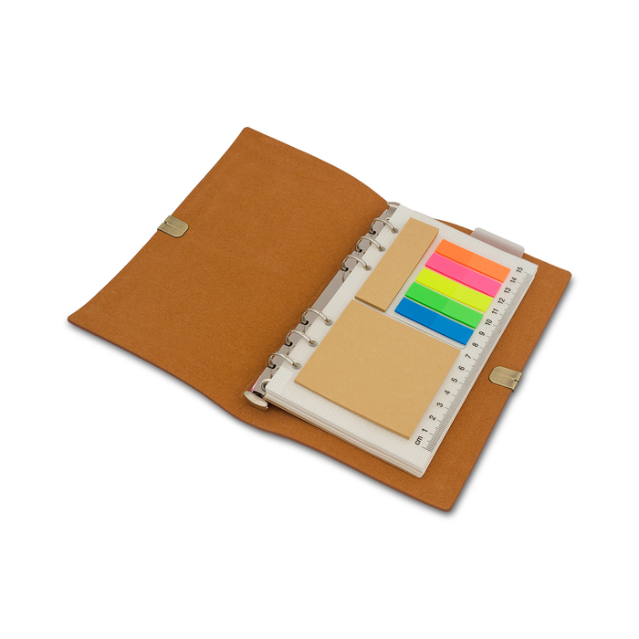 Notes retro Forli, brązowy