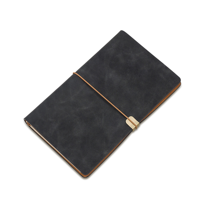 Notes w stylu retro Viaje, czarny