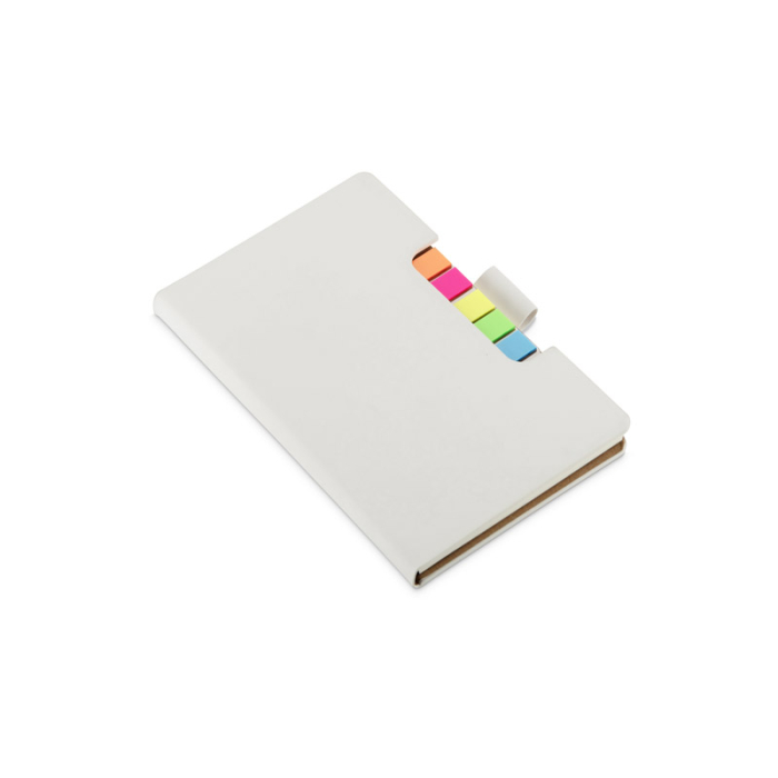 Notes z karteczkami samoprzylepnymi STIKLO A6 biały