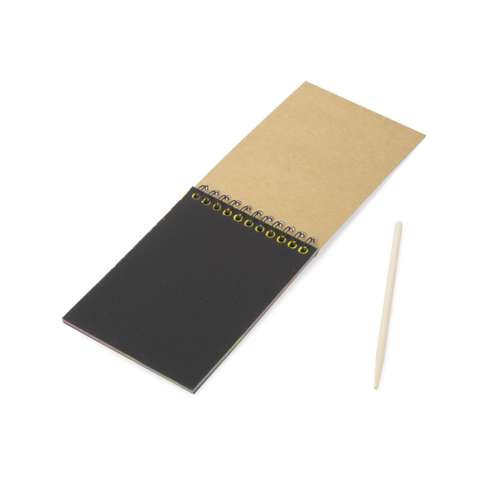 Notes zdrapywanka GRAFI brązowy