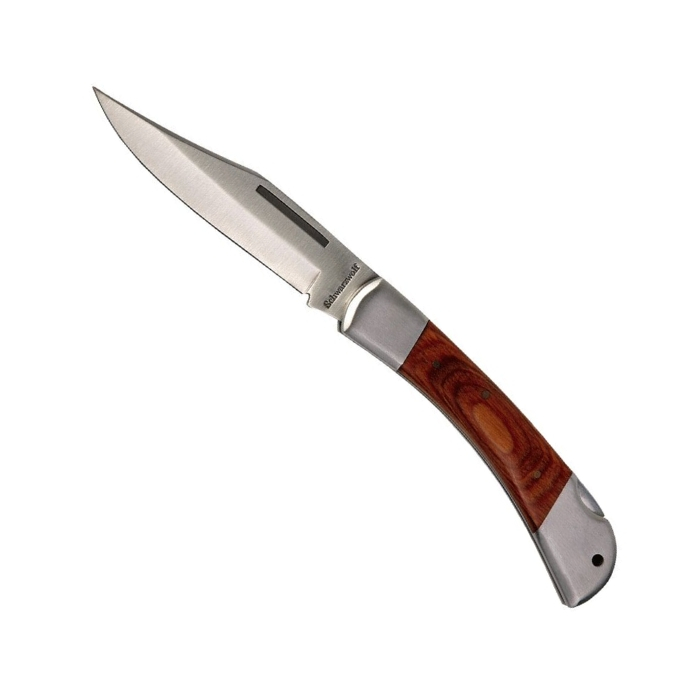 Nóż składany średni JAGUAR Schwarzwolf, brązowy