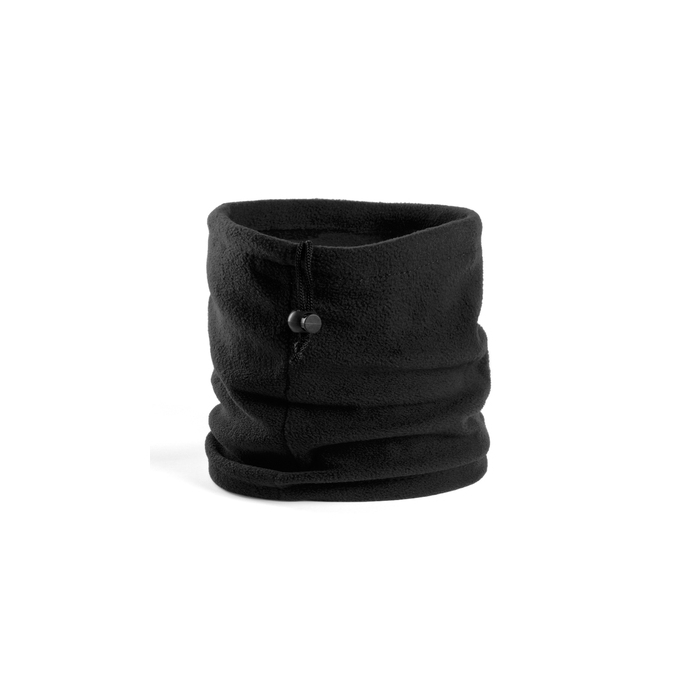 Ocieplacz na szyję i czapka, 2 w 1 czarny