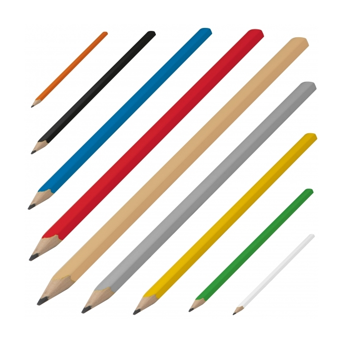 Ołówek stolarski SZEGED, wielokolorowy