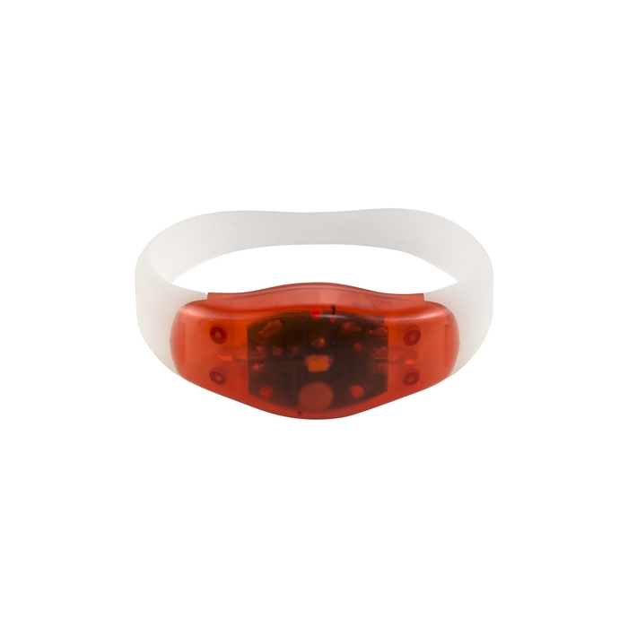 Opaska na rękę, lampka LED biało-czerwony