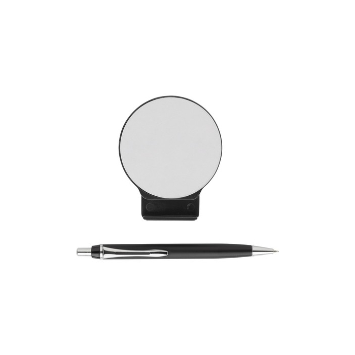 Organizer na biurko, długopis, stojak na telefon czarny