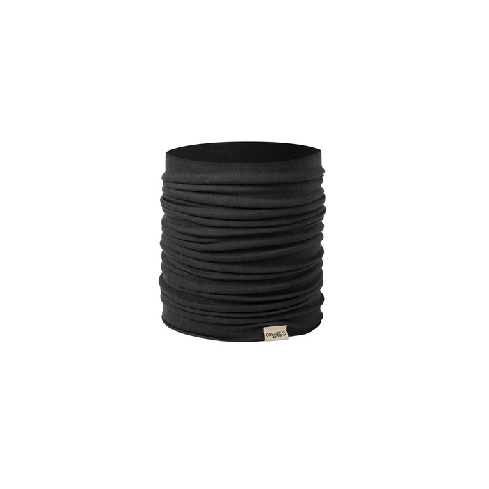 Osłona na twarz i szyję, komin z bawełny organicznej czarny