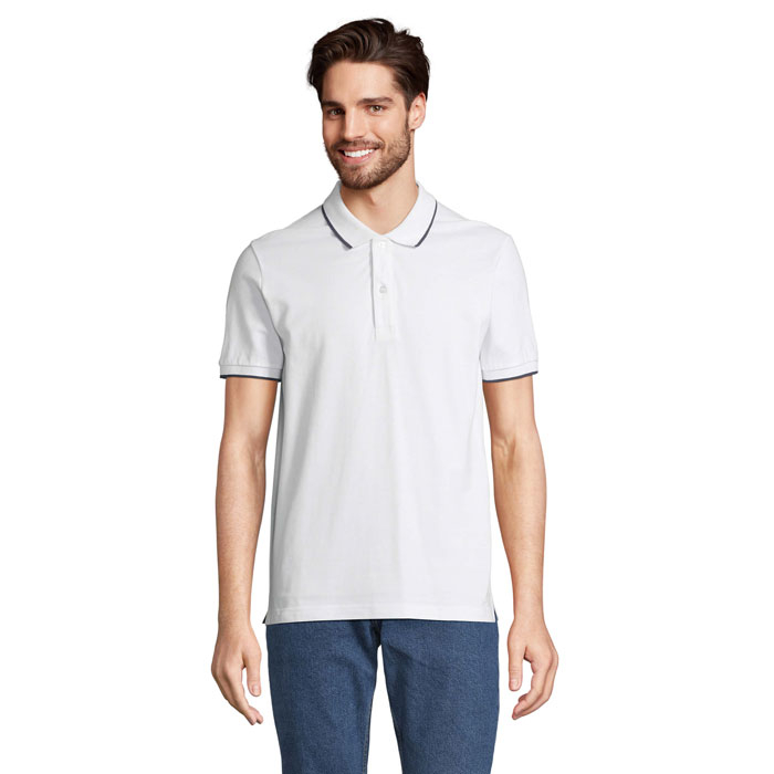 PALERMO - PALERMO Koszulka polo, White/French Navy