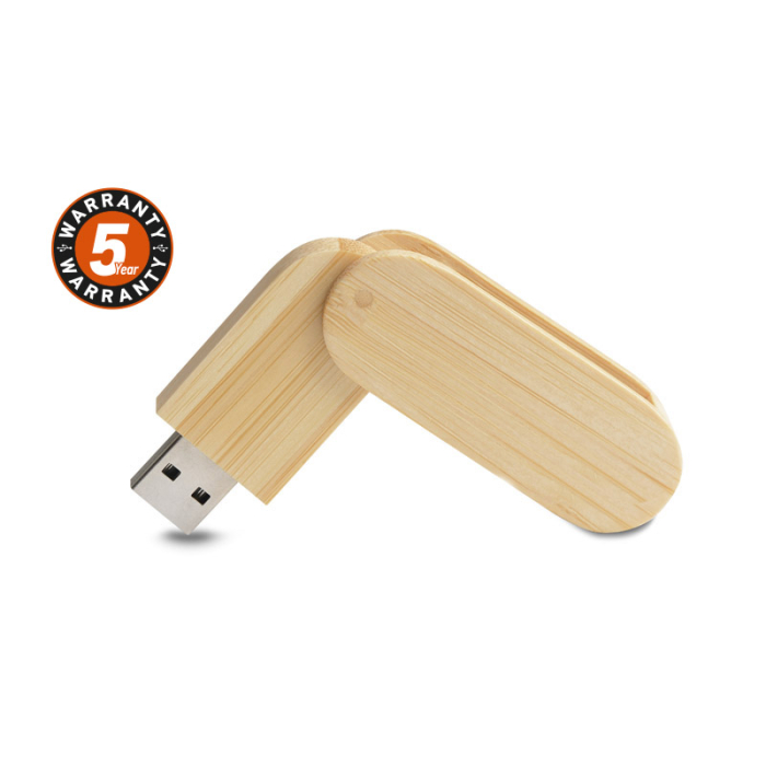 Pamięć USB bambusowa STALK 8 GB brązowy
