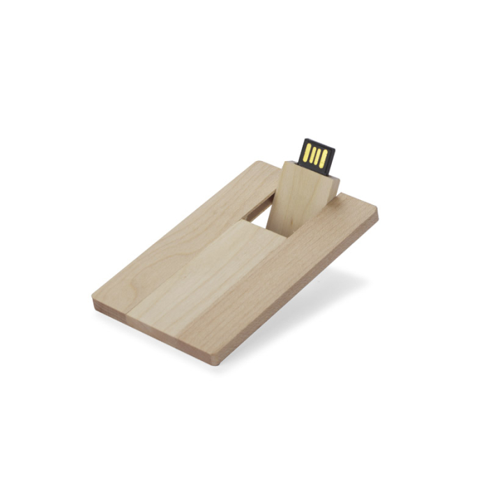 Pamięć USB WOODCART 16 GB brązowy