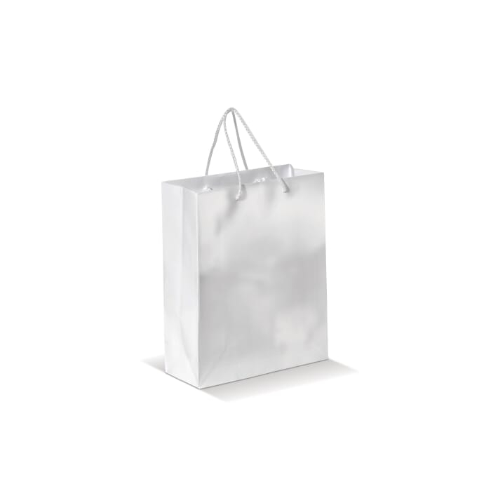 Papierowa torba średnia, biały