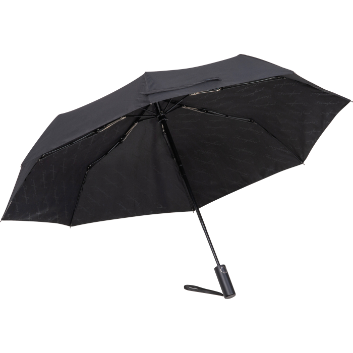 Parasol kieszonkowy automatyczny Ferraghini NIKOLAUS, czarny