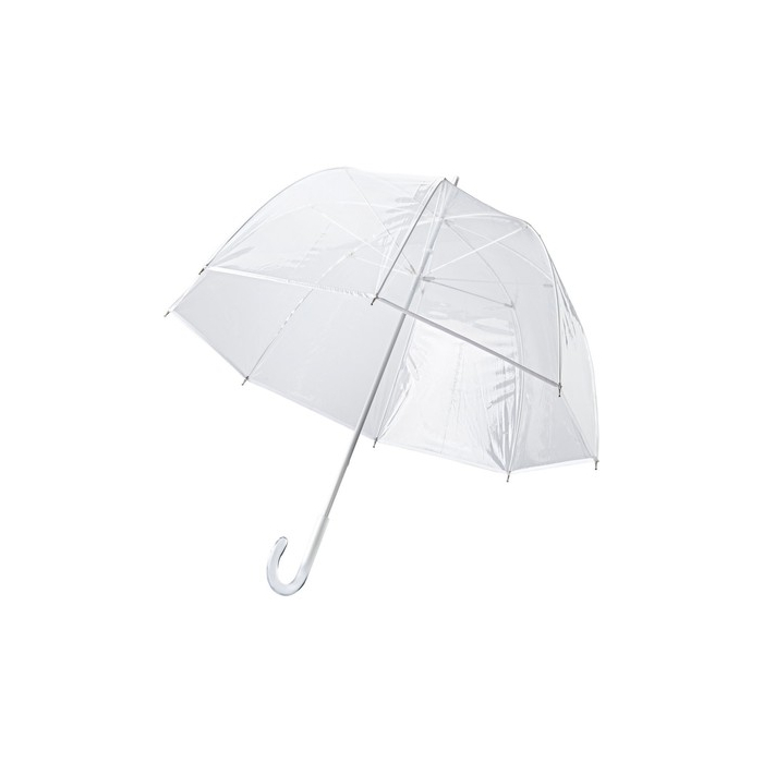 Parasol manualny biały