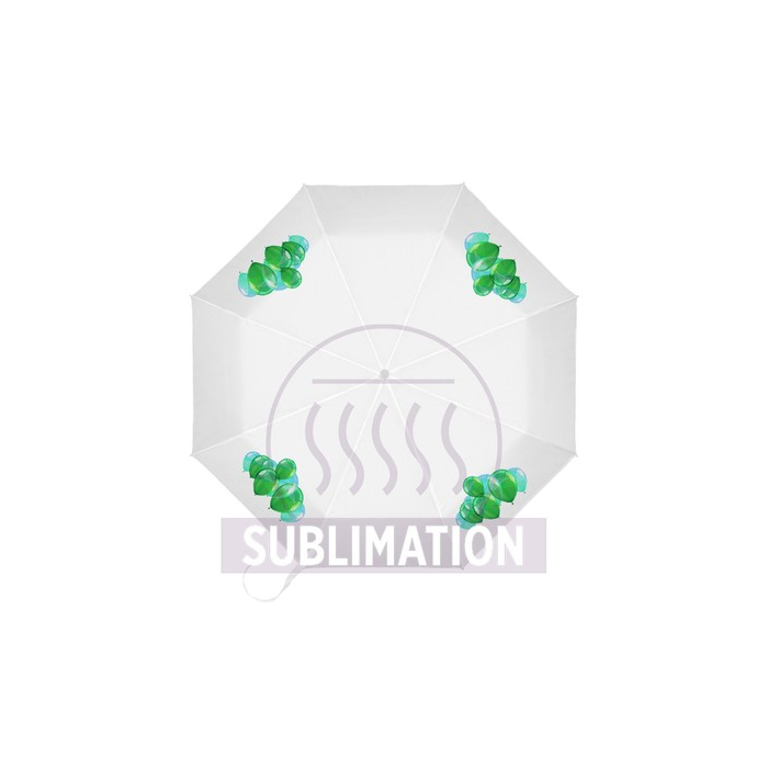 Parasol manualny, składany biały