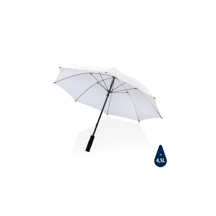 Parasol sztormowy 23" Impact AWARE™ rPET biały