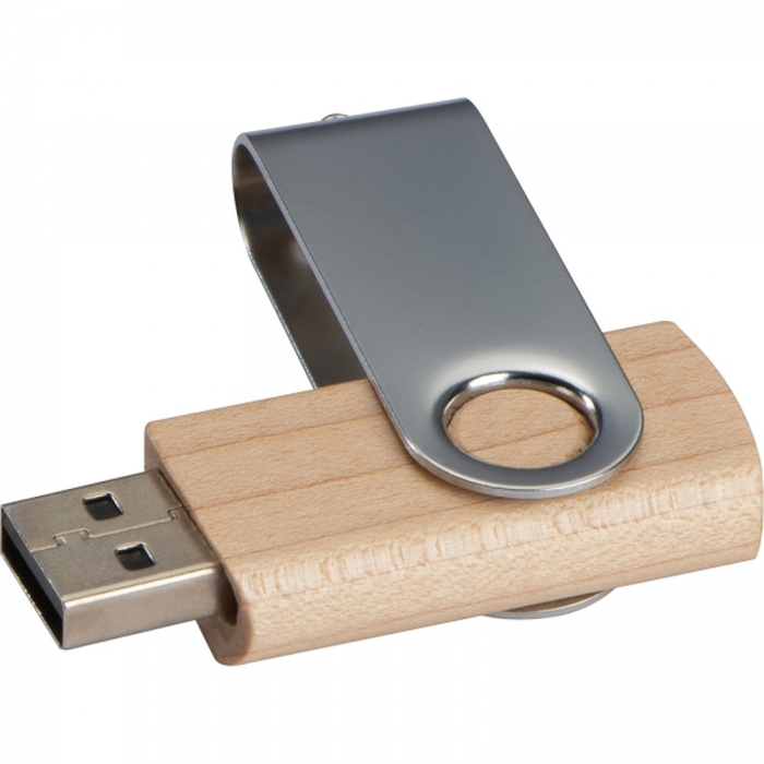 Pendrive drewniany 4GB 2.0, brązowy