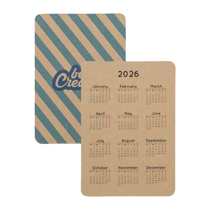 personalizowany kalendarz kieszonkowy