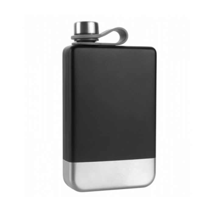 Piersiówka HALTI 266 ml Schwarzwolf, czarny