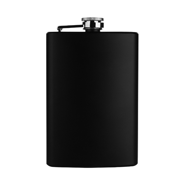 Piersiówka OLYMPOS 237 ml Schwarzwolf, czarny