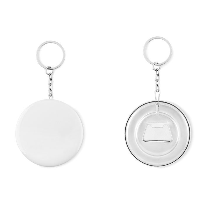 PIN FLASK - Brelok z otwieraczem, Srebrny Mat