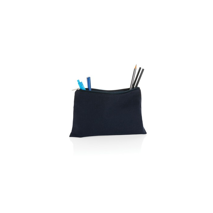 Piórnik Impact AWARE™, niebarwiona bawełna z recyklingu niebieski