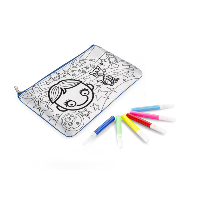 Piórnik SPACE niebieski