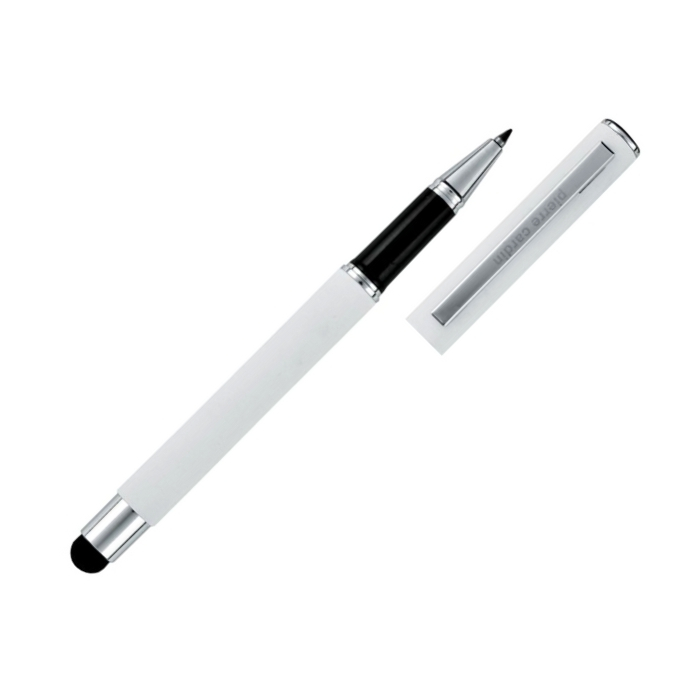 Pióro kulkowe touch pen soft touch CLAUDIE Pierre Cardin, biały