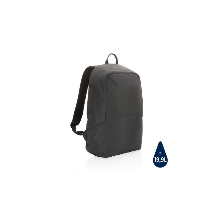 Plecak chroniący przed kieszonkowcami Impact AWARE™ RPET czarny