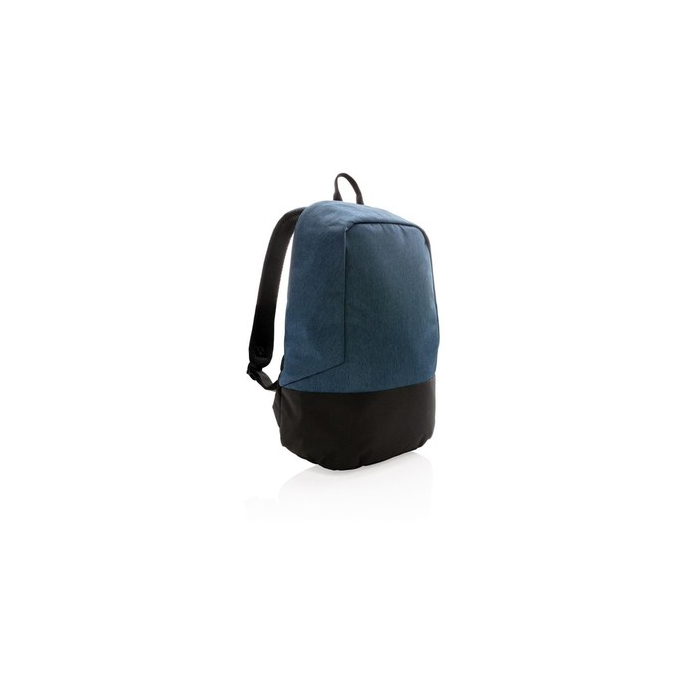 Plecak chroniący przed kieszonkowcami, plecak na laptopa niebieski, czarny