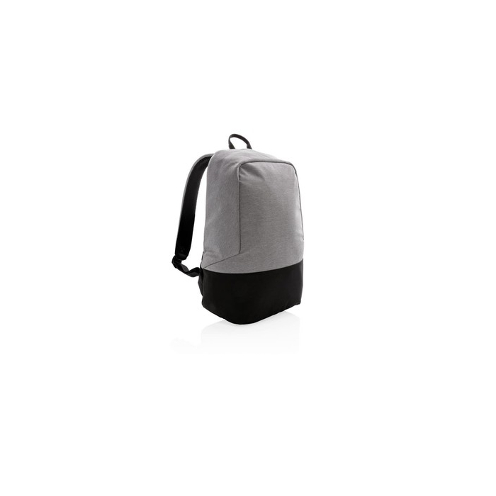 Plecak chroniący przed kieszonkowcami, plecak na laptopa szary, czarny