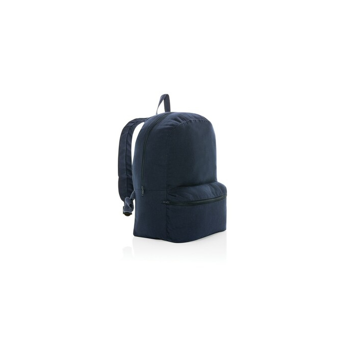 Plecak Impact AWARE™, niebarwiona bawełna z recyklingu niebieski