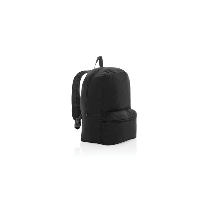 Plecak Impact AWARE™, niebarwiona bawełna z recyklingu czarny